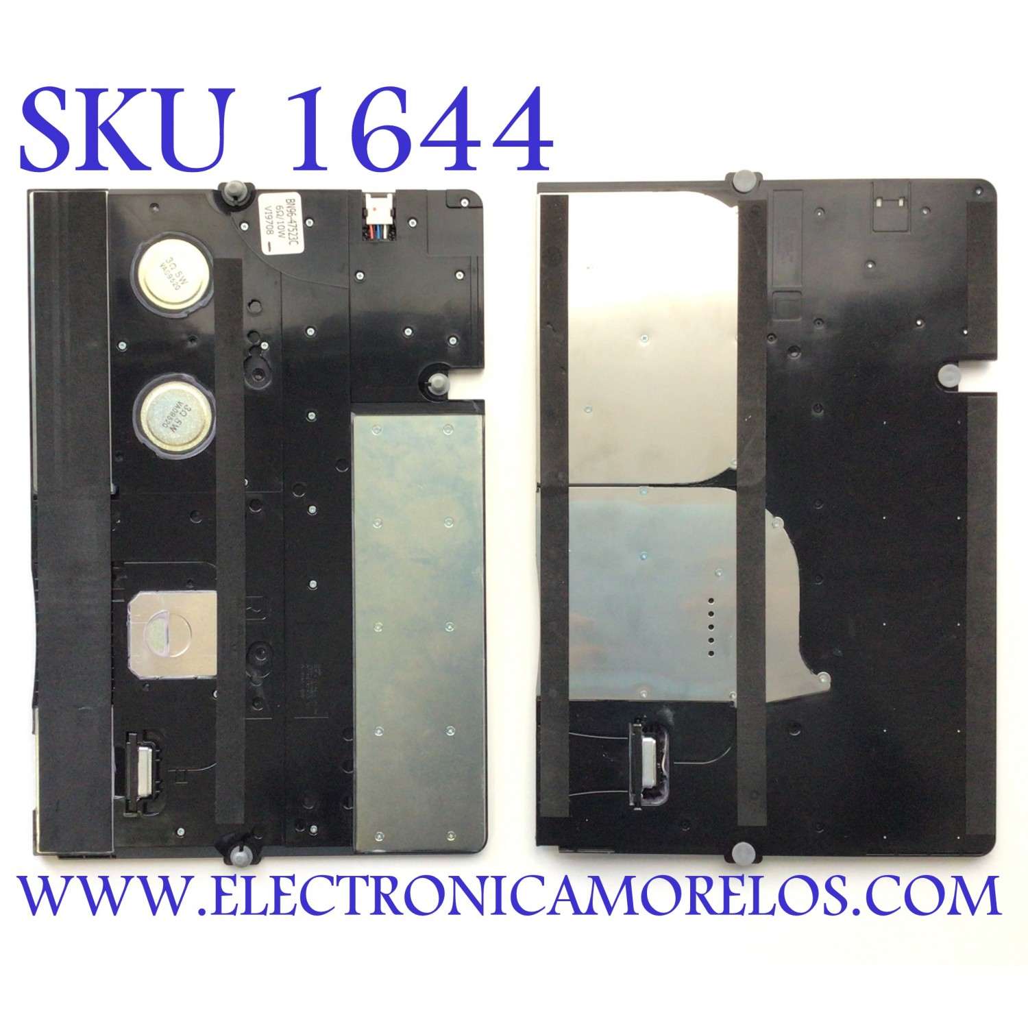 KIT DE BOCINAS PARA TV SAMSUNG ( 2 PZ ) / NUMERO DE PARTE BN96-47523C / BN63-17816A / BN9647523C / 65Q9S / VI9708 / BN63-17818A / PANEL CY-TR075JLLVDH / MODELO QN75Q900RBFXZA